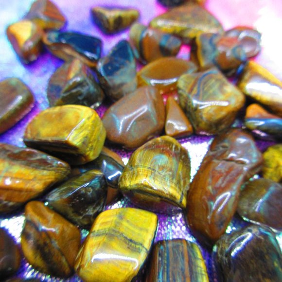 Tiger Eye Tumbled 3 Ounce Grid Set - Picture 4 of 6